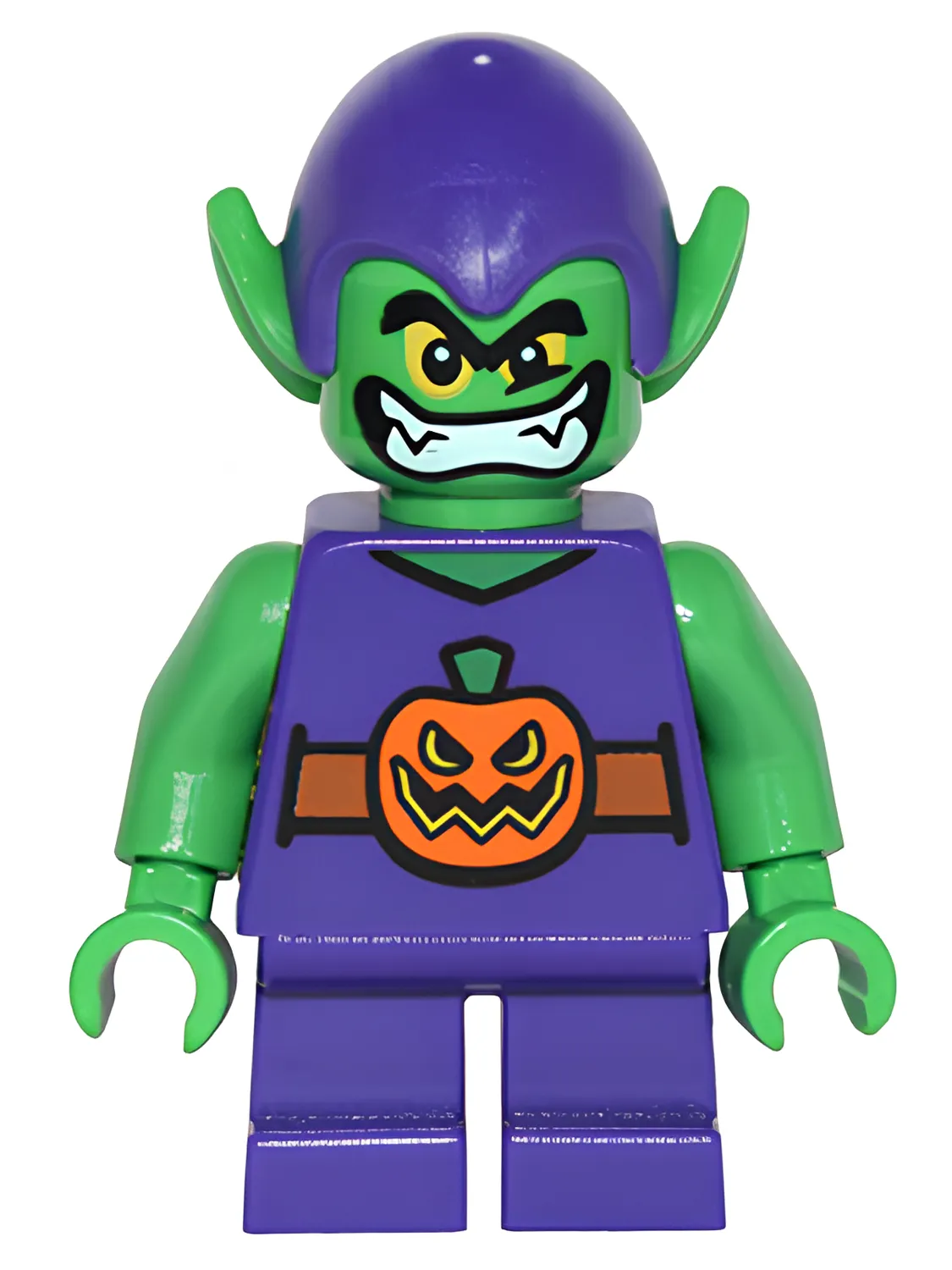 Изображение товара Минифигурка LEGO Super Heroes Green Goblin яркое оформление коллекционной минифигурки Изображение товара Минифигурка LEGO Super Heroes Green Goblin яркое оформление коллекционной минифигурки