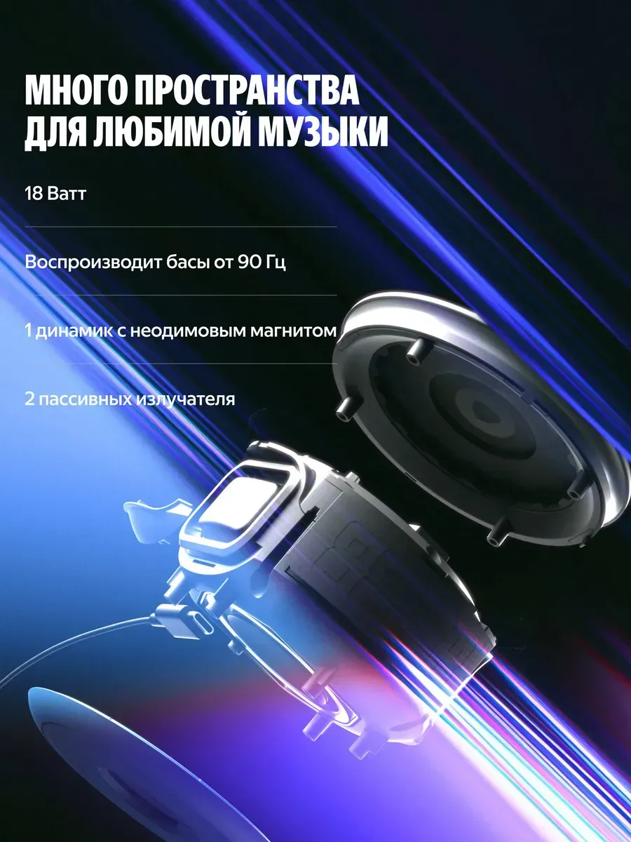 Колонка умная, bluetooth Яндекс Станция Мини 3 Про - фото 6