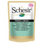 Корм для кошек Schesir тунец с дорадо консервированный 100г