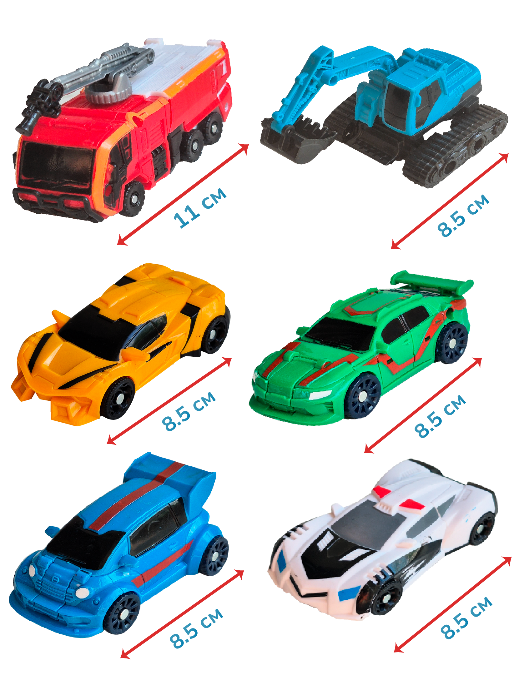 Фигурка BalaToys Робот Трансформер 6 в 1 - фото 7