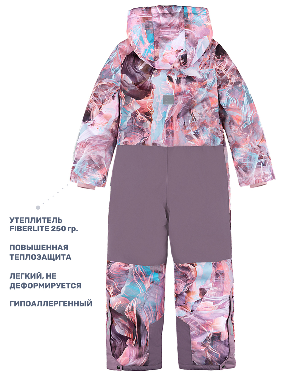 Комбинезон NIKASTYLE 8з1024 кофе/орхидея - фото 4