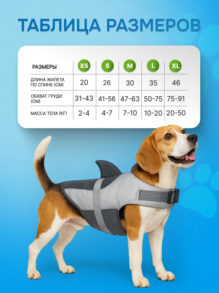 Спасательный жилет SuperPets для собаки для плавания - фото 2