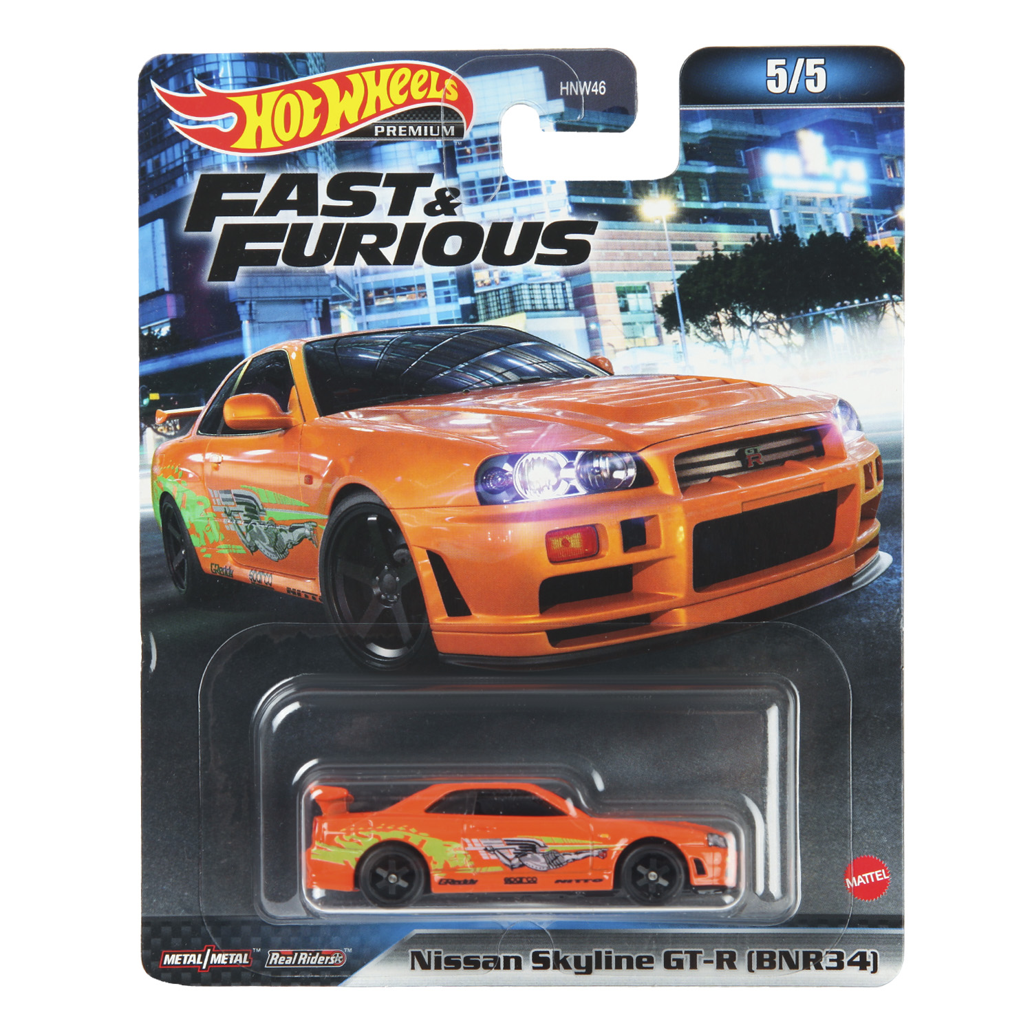 Автомобиль Hot Wheels Nissan 1:64 HNW46 - фото 5