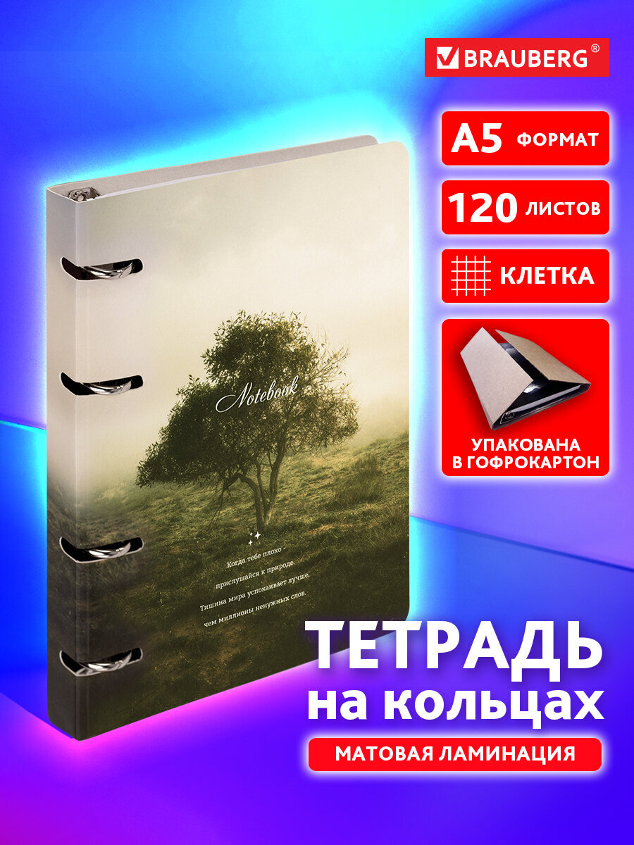Тетрадь Brauberg клетка - фото 1