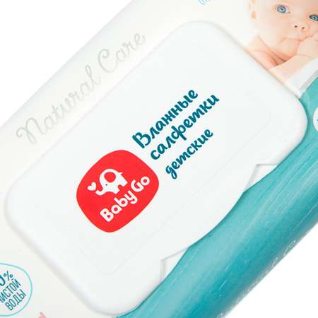 Влажные салфетки BabyGo 72 шт.