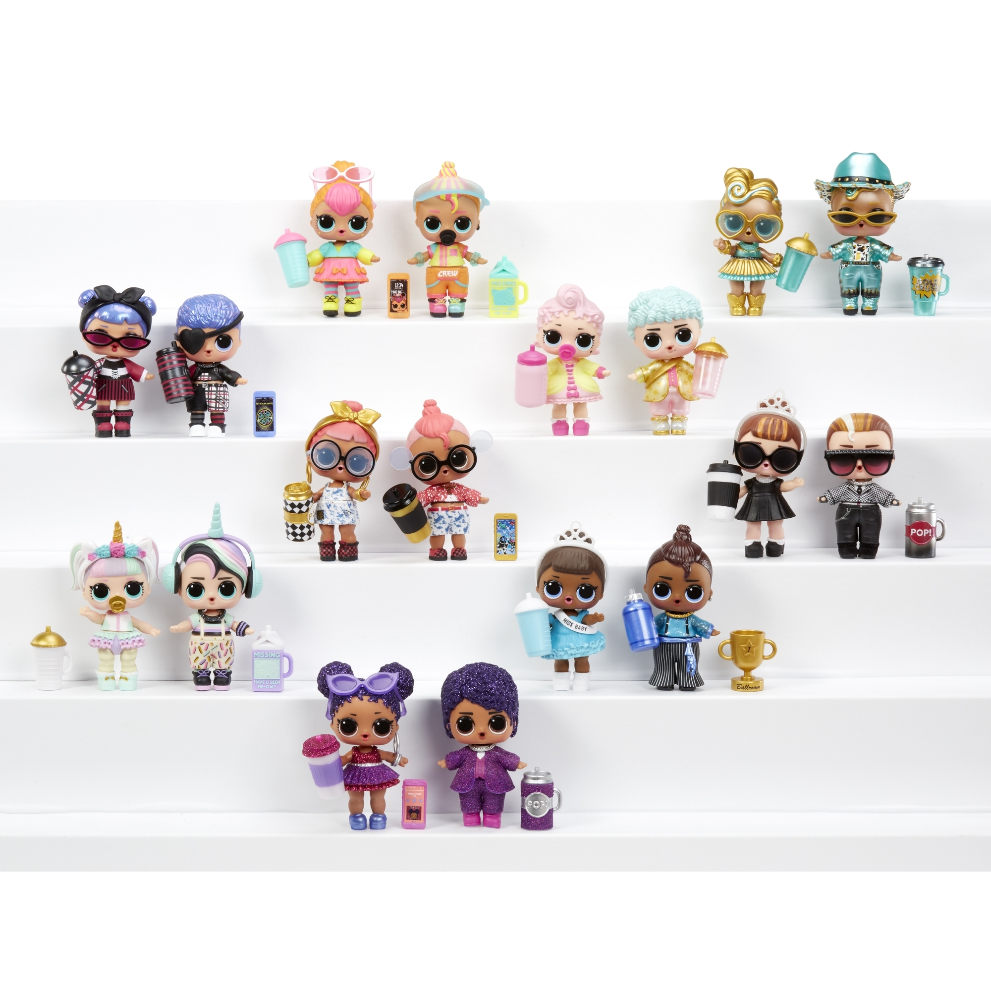 Кукла мини L.O.L. Surprise! Color Change Me and My Bro 580638EUC - фото 7