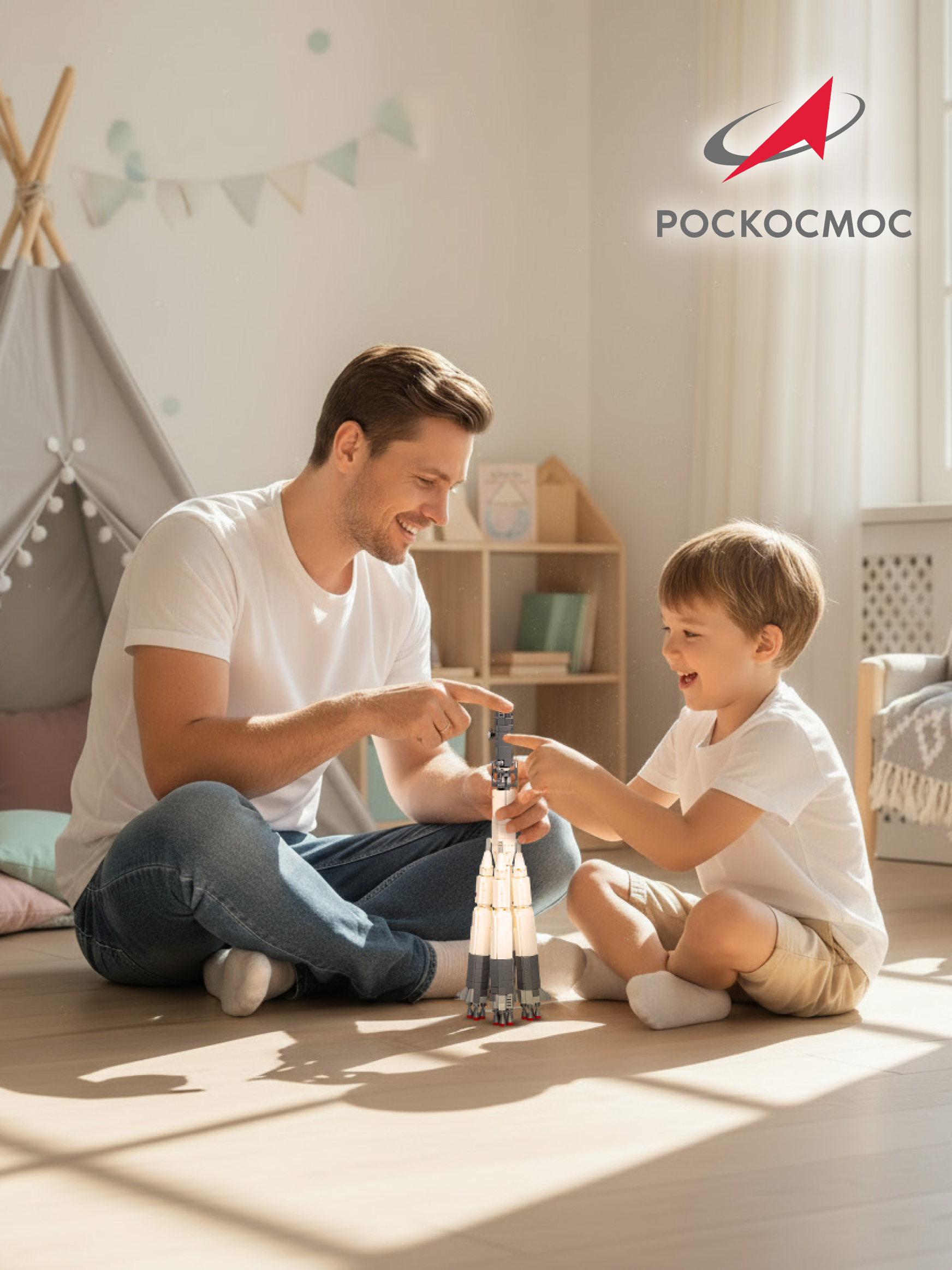 Конструктор Роскосмос Ракета-носитель Восток 785 дет. - фото 9