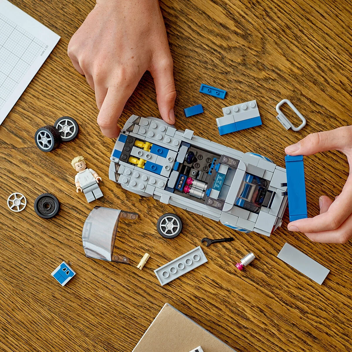 Конструктор LEGO Speed Champions Двойной Форсаж: Nissan Skyline 319 дет. - фото 9