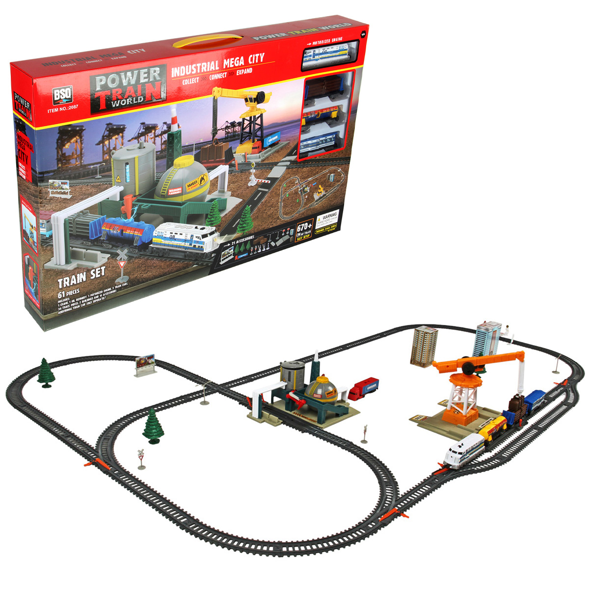 Развивающая железная дорога Veld Co 145 см 136350 - фото 1