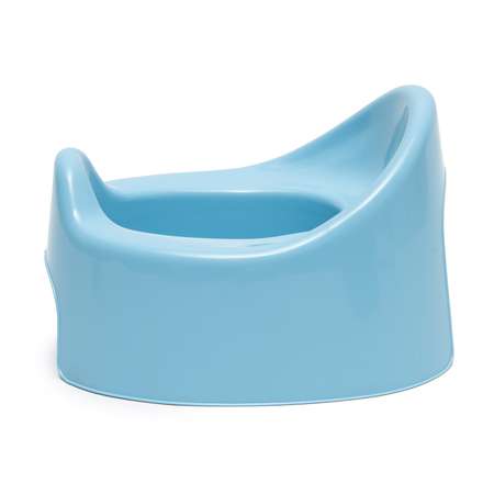 Горшок Babyton с крышкой голубой 17-0001-КГ