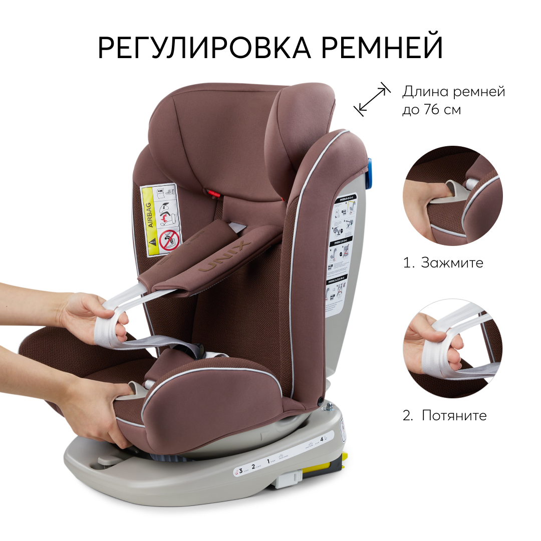 Автокресло Happy Baby Unix Isofix 0+/1/2/3 (0-36 кг) - фото 8