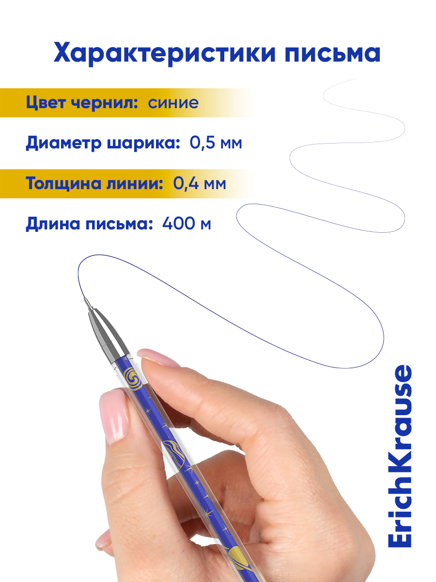 Ручка гелевая ErichKrause 12 шт. - фото 9
