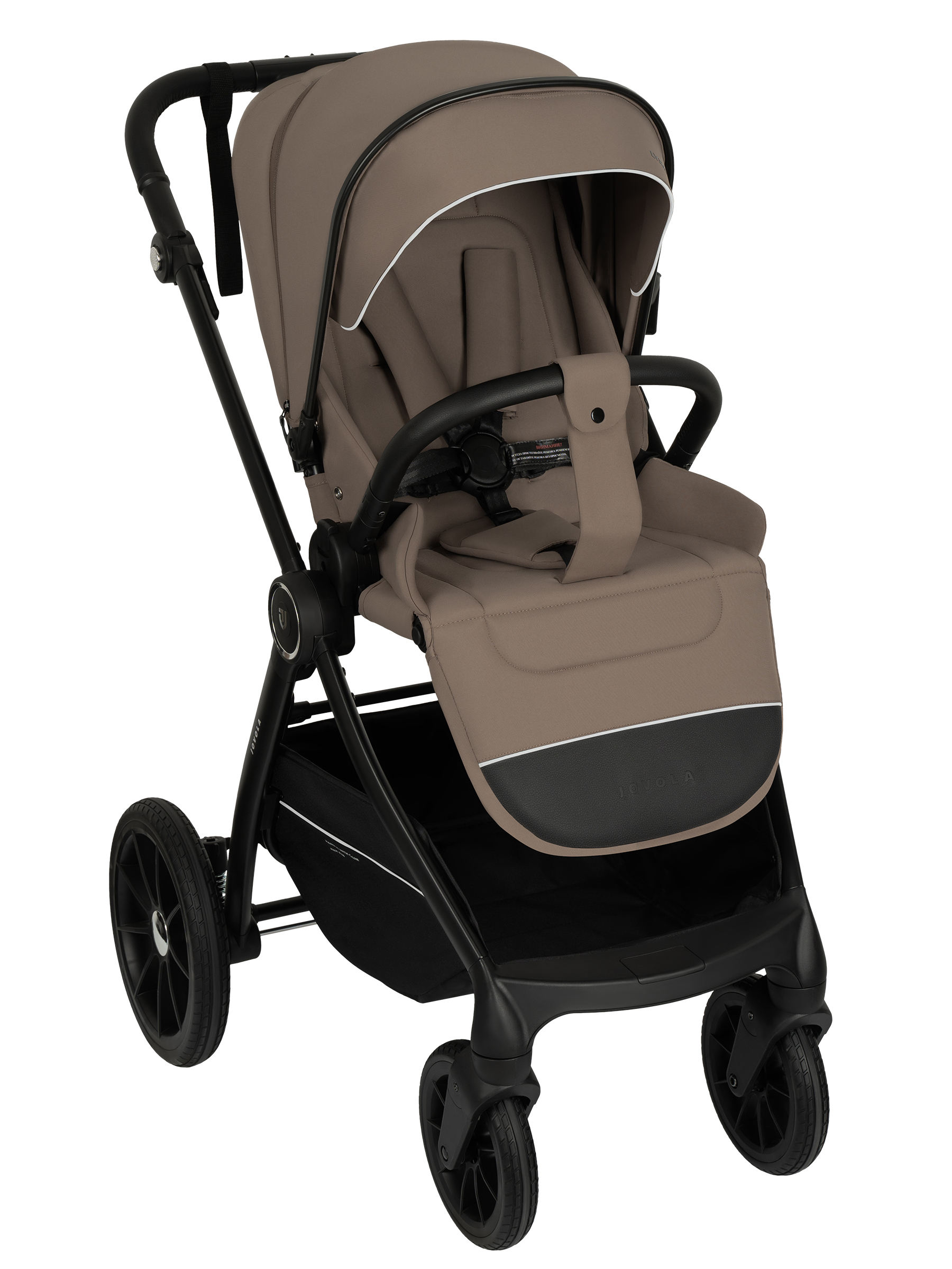 Коляска прогулочная JOVOLA LYRA темно-бежевый - фото 19