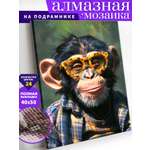 Алмазная мозаика Art on Canvas Обезьяна в очках в ассортименте