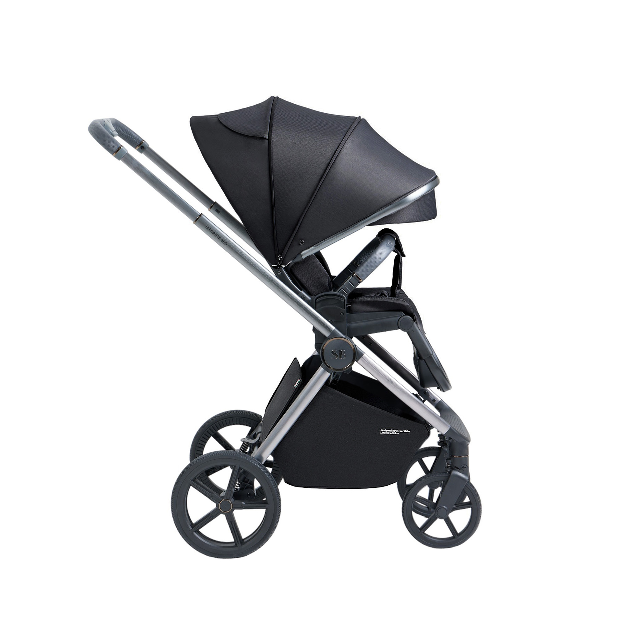 Коляска 2в1 Sweet Baby Elegante BRD Black черный - фото 33