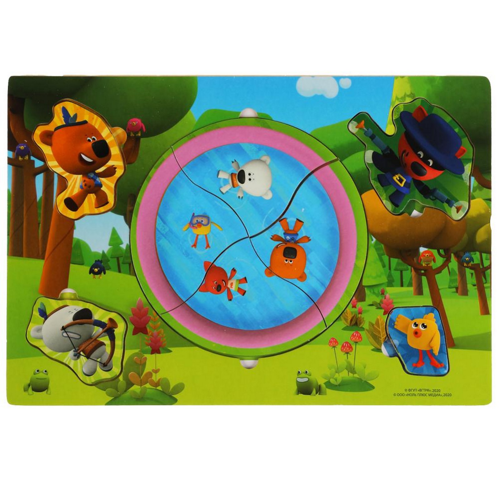 Настольная игра Лесная мастерская Индейцы и ковбои Ми ми мишки - фото 1