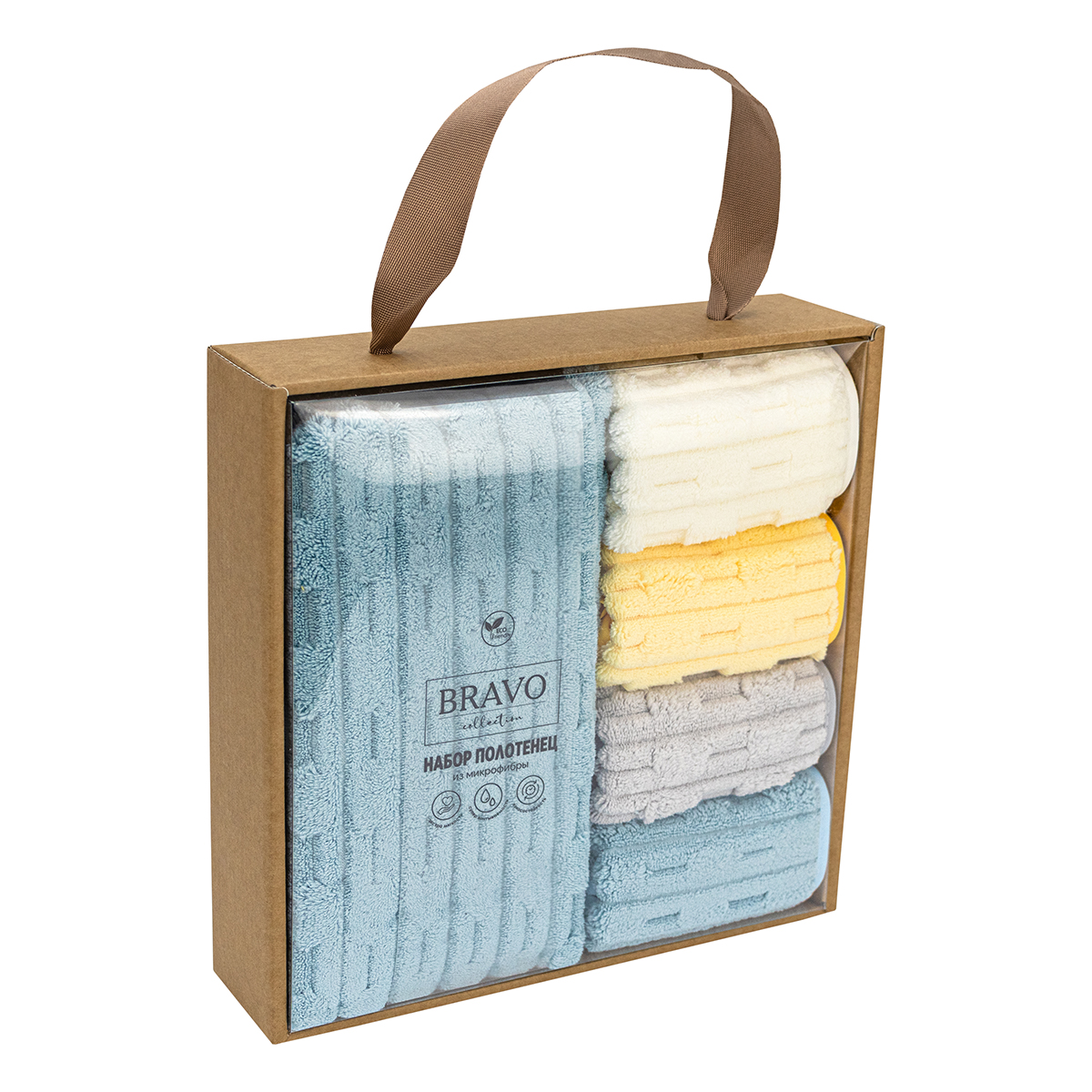 Полотенце BRAVO Фарбен 90 x 50 см 5 шт. - фото 5