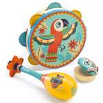 Игрушка музыкальная Djeco бубен
