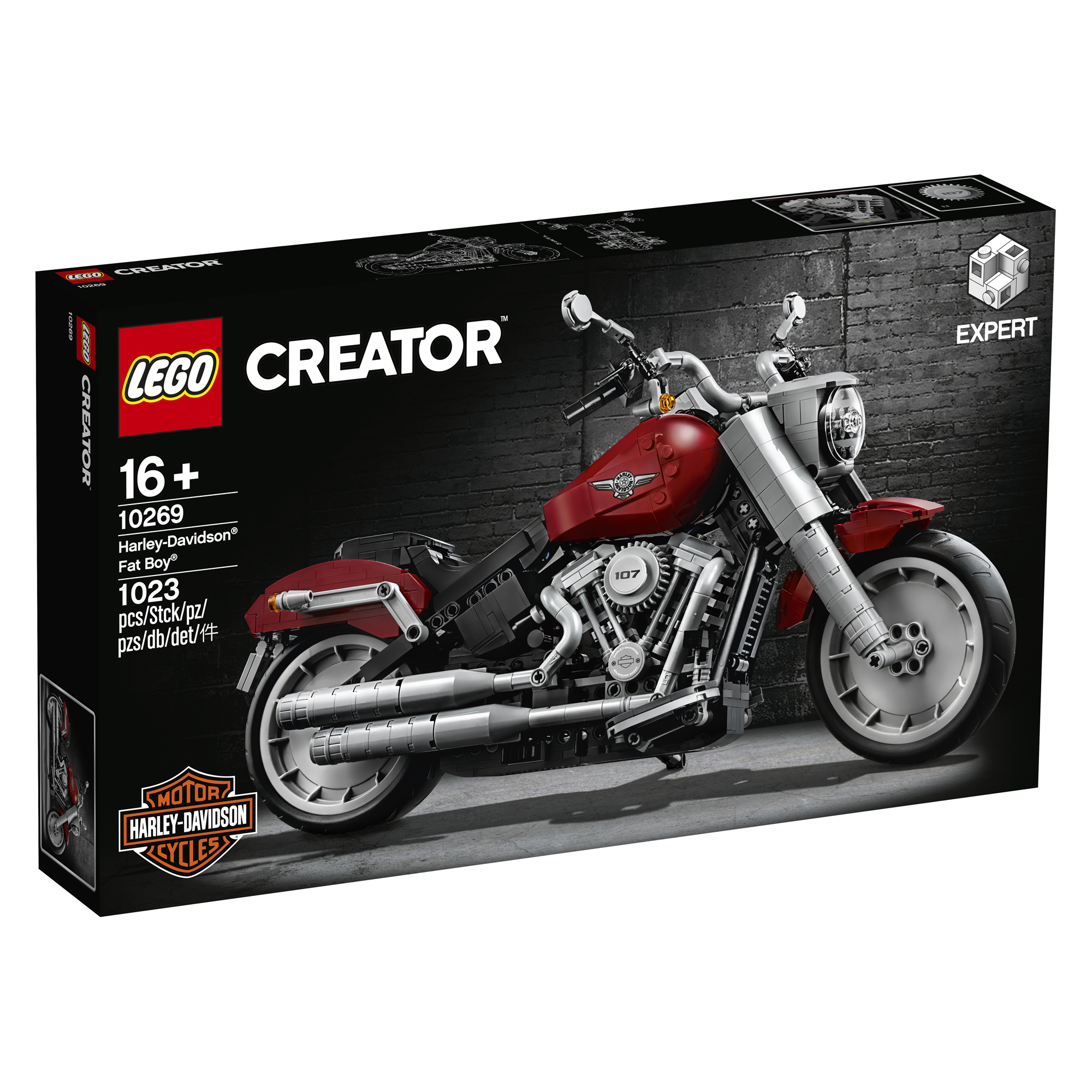 Изображение товара Конструктор LEGO Creator Harley-Davidson Fat Boy 10269 Изображение товара Конструктор LEGO Creator Harley-Davidson Fat Boy 10269