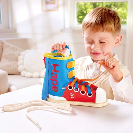 Игрушка Hape шнуровка Моя первая головоломка