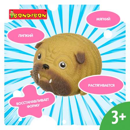 Сквиш Bondibon Любимец боксер мялка