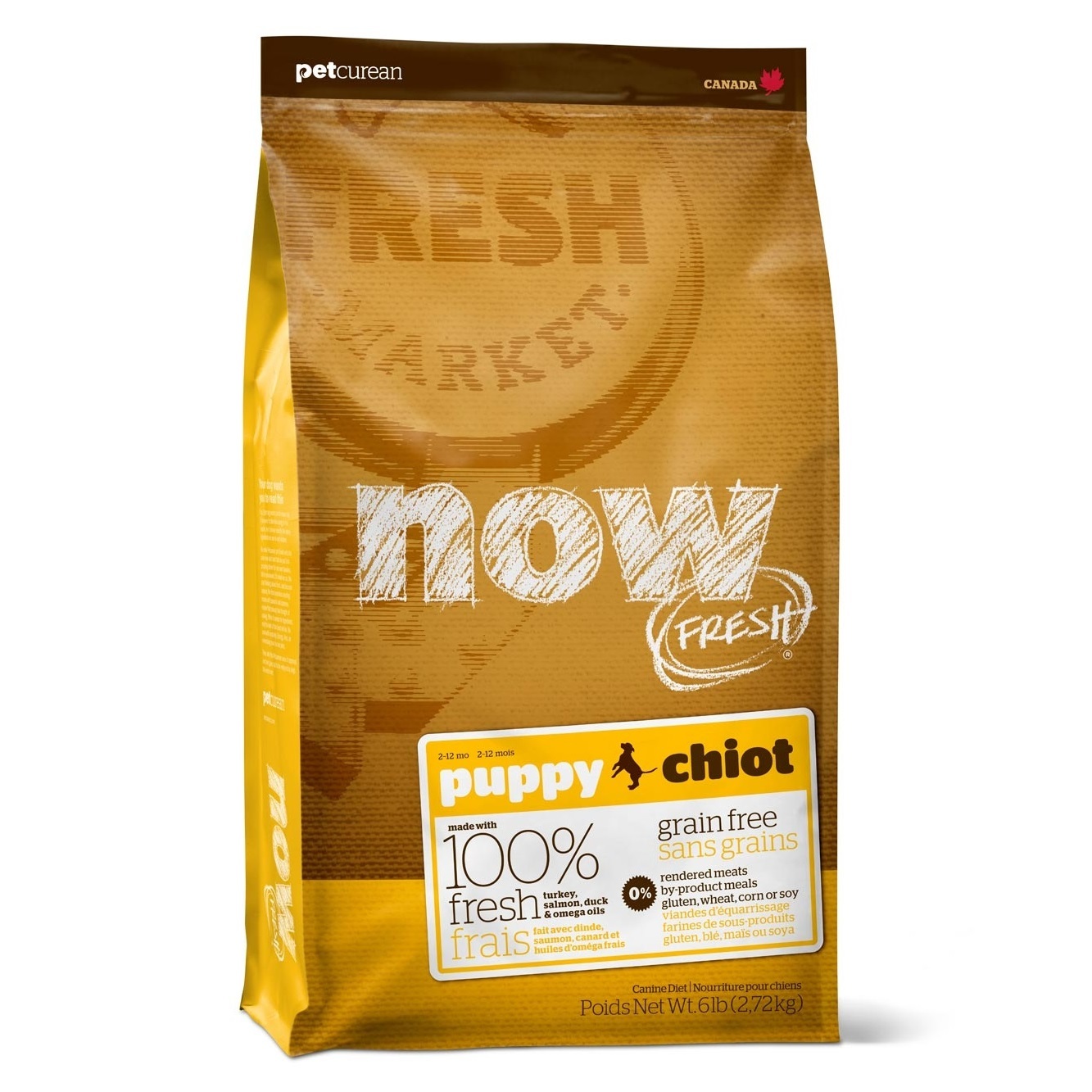 Корм для щенков Now Fresh 5,44кг беззерновой с индейкой уткой и овощами сухой - фото 1