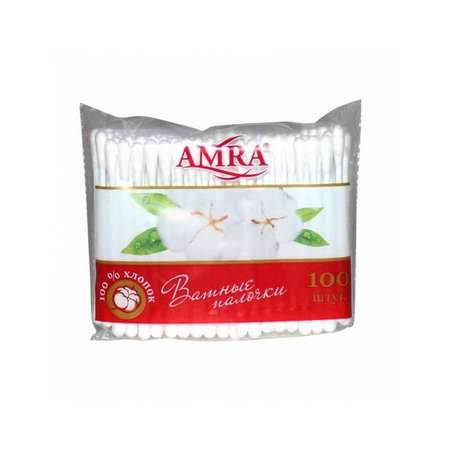 Ватные палочки Amra 100 шт.