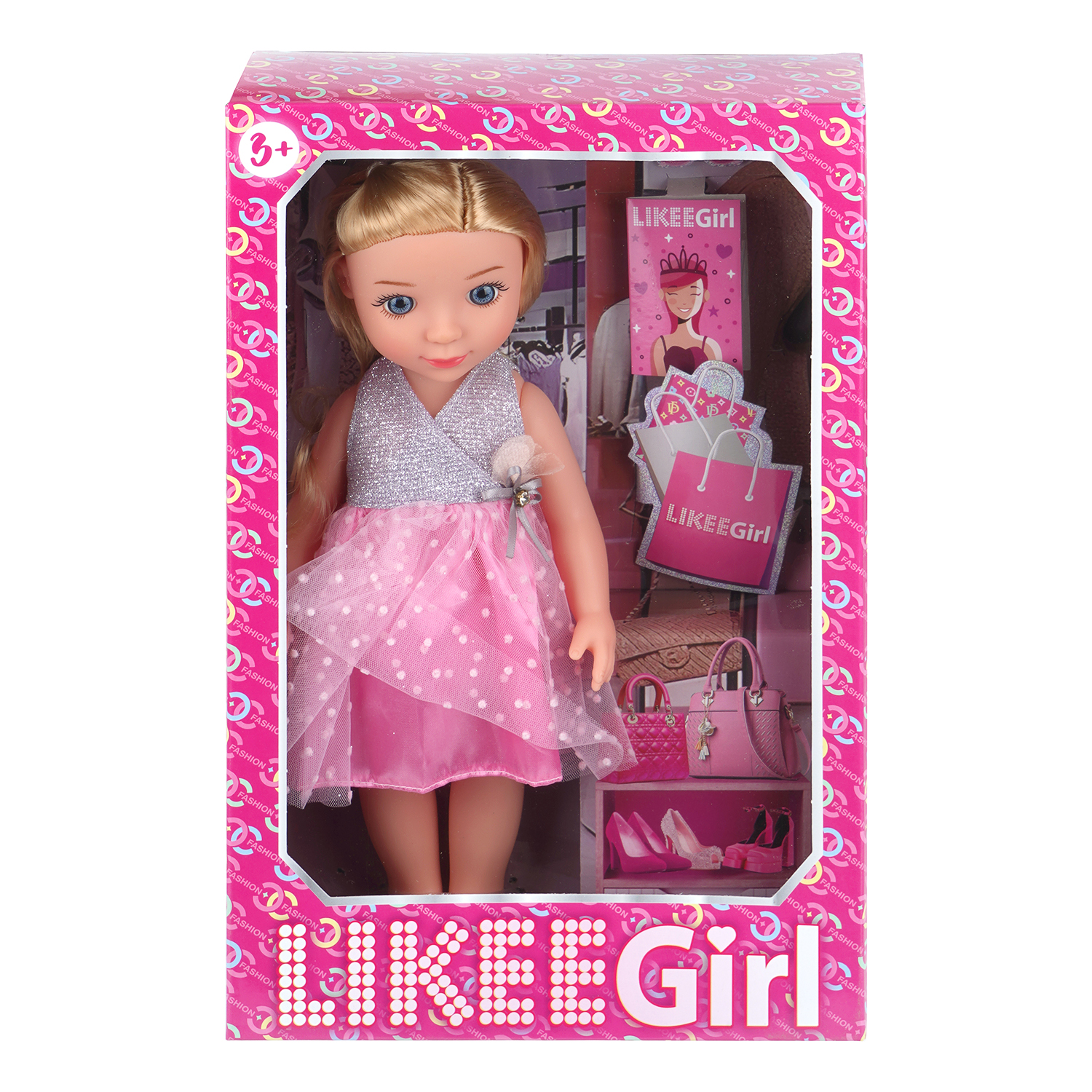 Кукла модельная Карапуз Likee Girl высота 30 см 407885 - фото 1