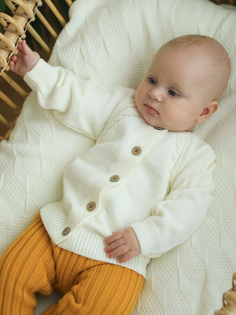 Кофточка Ниточки-Клубочки 8008-крем - фото 3