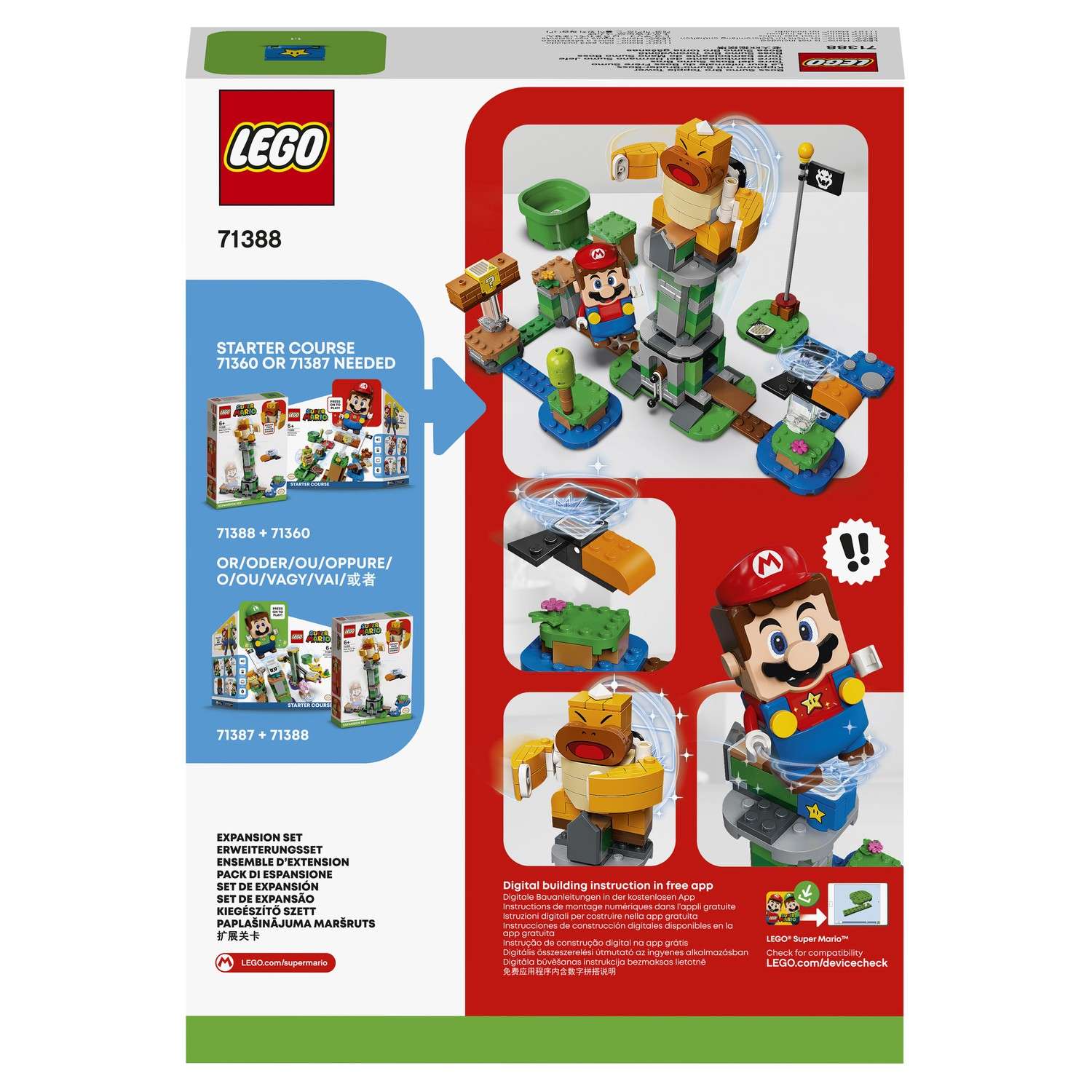 Конструктор LEGO Super Mario Падающая башня босса - фото 3