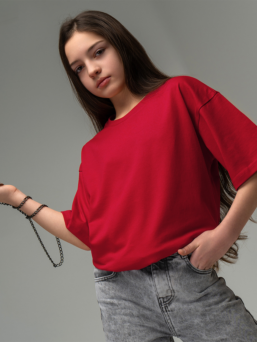 Футболка HappyFox HF0178SPкрасный - фото 2