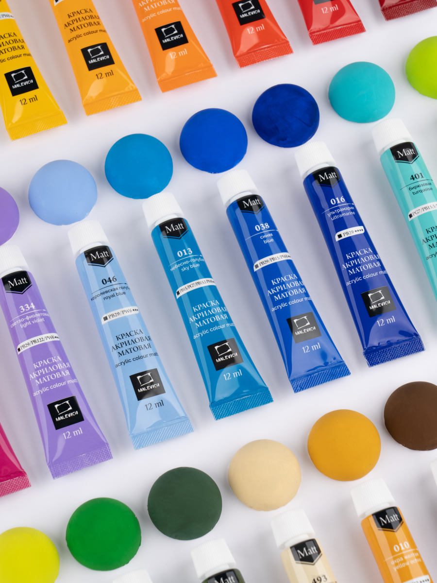 Краски акриловые Малевичъ - фото 2