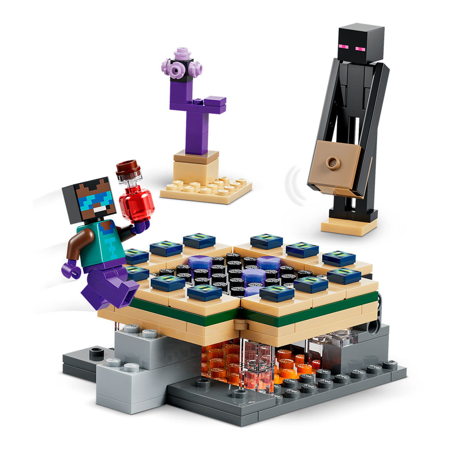 Конструктор LEGO Minecraft Путешествие к порталу Края 192 дет. - фото 5