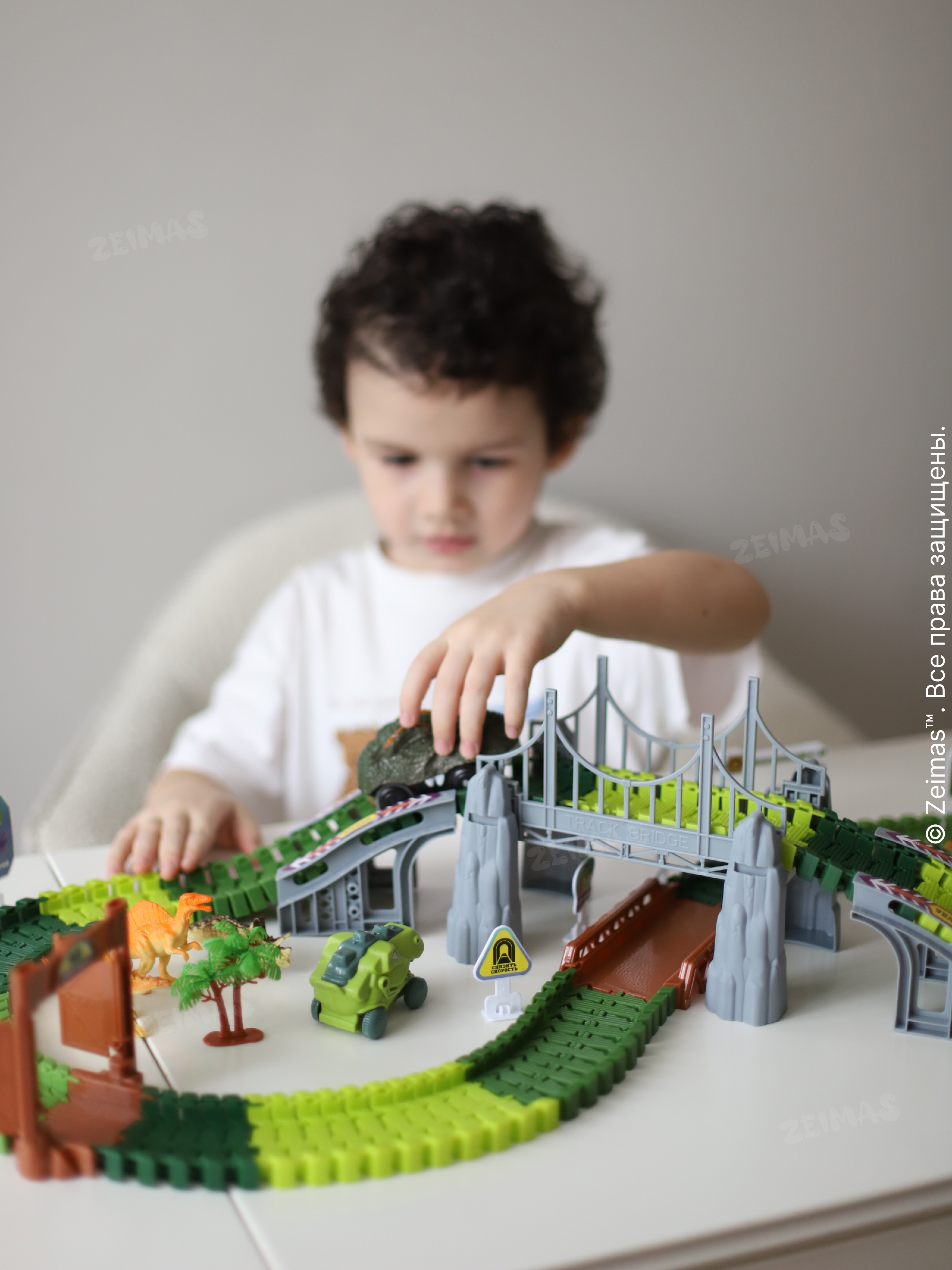Конструктор Zeimas Дино трек 169 дет. в ассортименте - фото 24