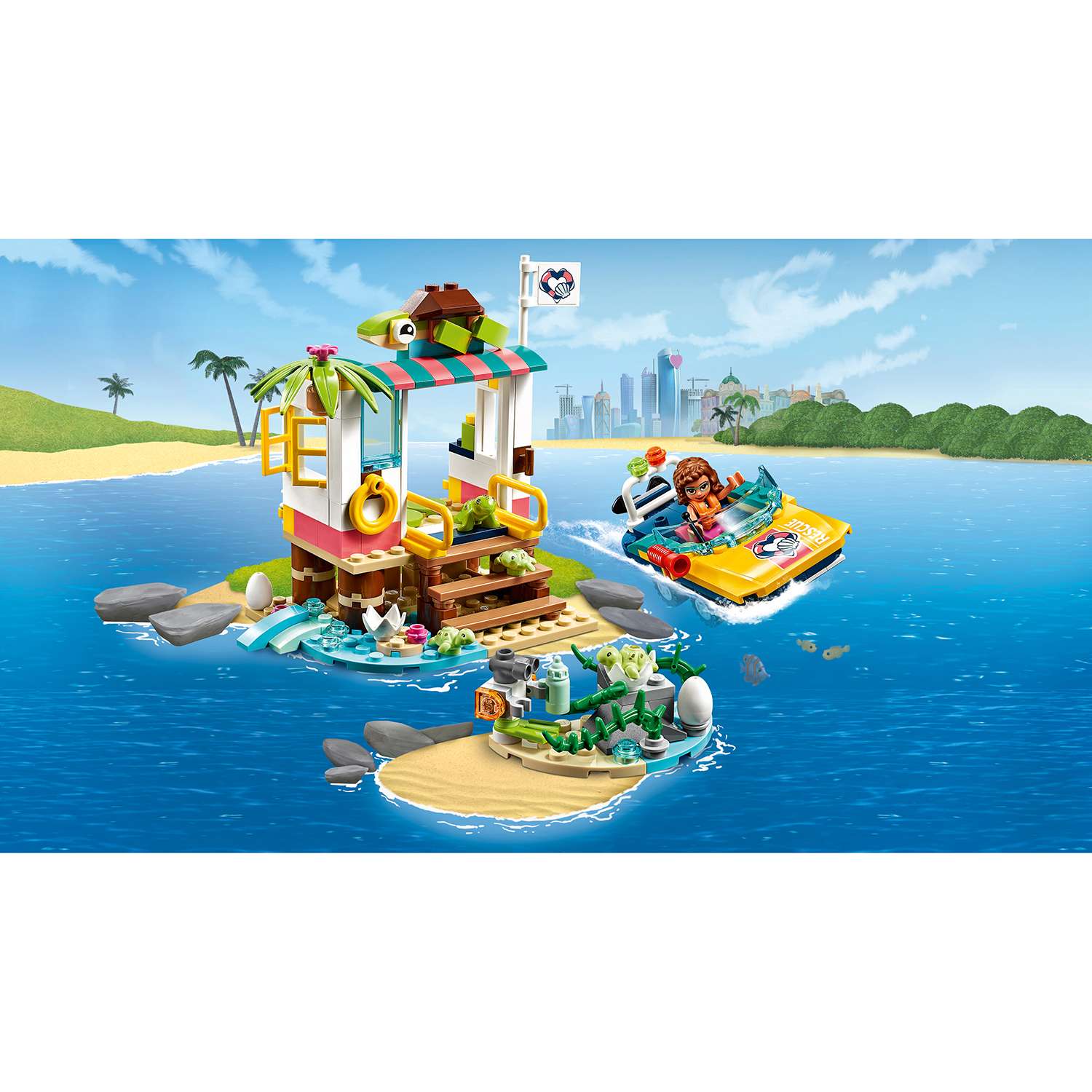 Конструктор LEGO Friends Спасение черепах блочный - фото 8