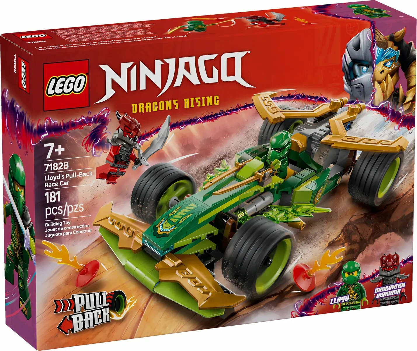 Конструктор LEGO NINJAGO Гоночный автомобиль 181 дет. - фото 6