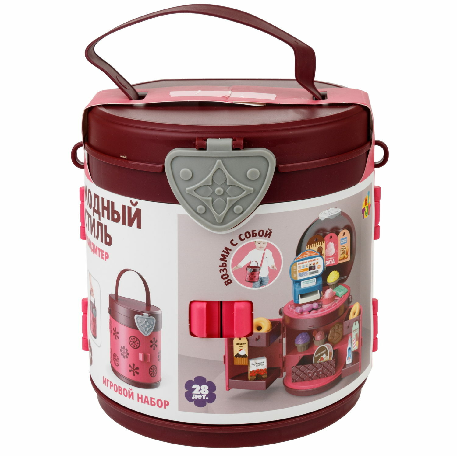 Игровой набор 1TOY продукты, прилавок, касса - фото 4