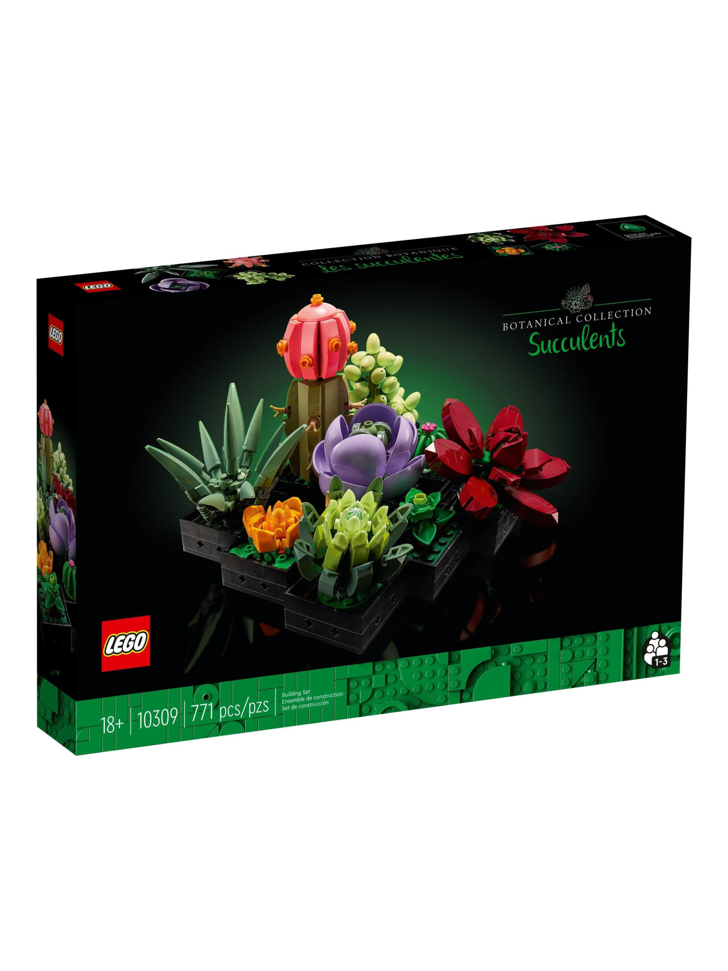 Конструктор LEGO Icons Суккуленты 771 дет. - фото 1