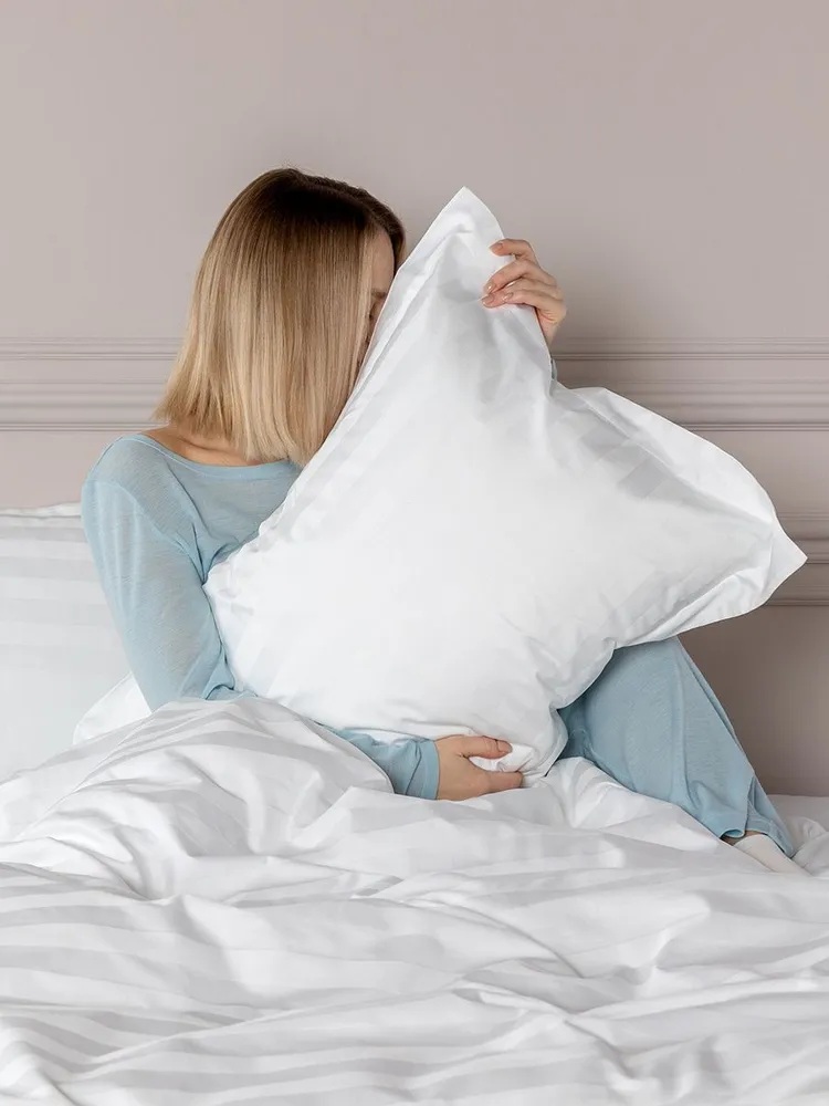 Комплект постельного белья Askona Comfort Stripe 3*3 2.0 евро 3 предм. - фото 8