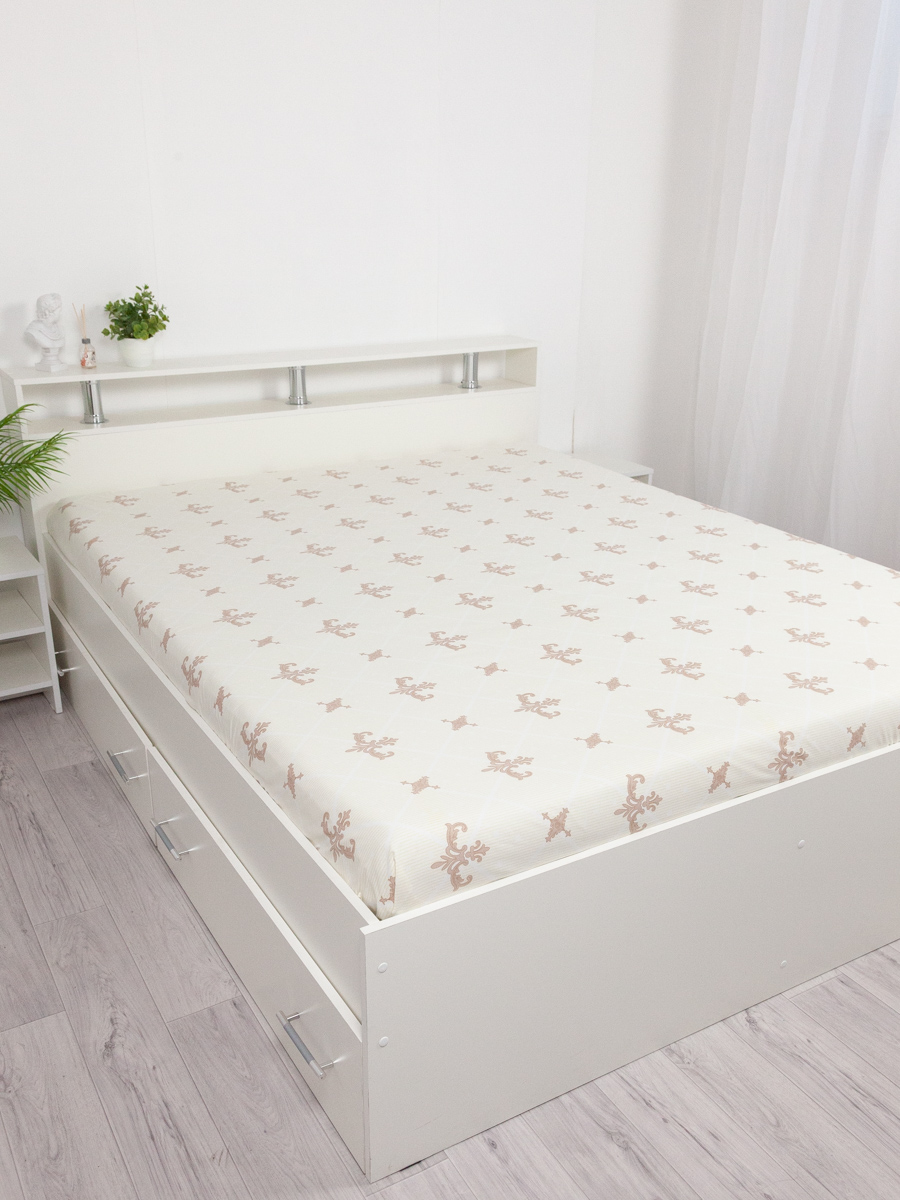 Простыня Wellness Анжелика 140 x 200 см на резинке 1 шт. - фото 4