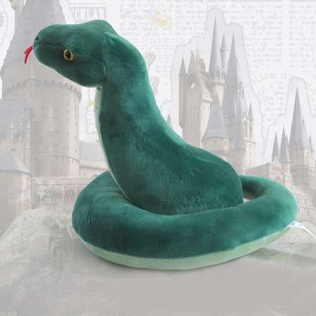 Мягкая игрушка Harry Potter талисман факультета Слизерин змея + подушка