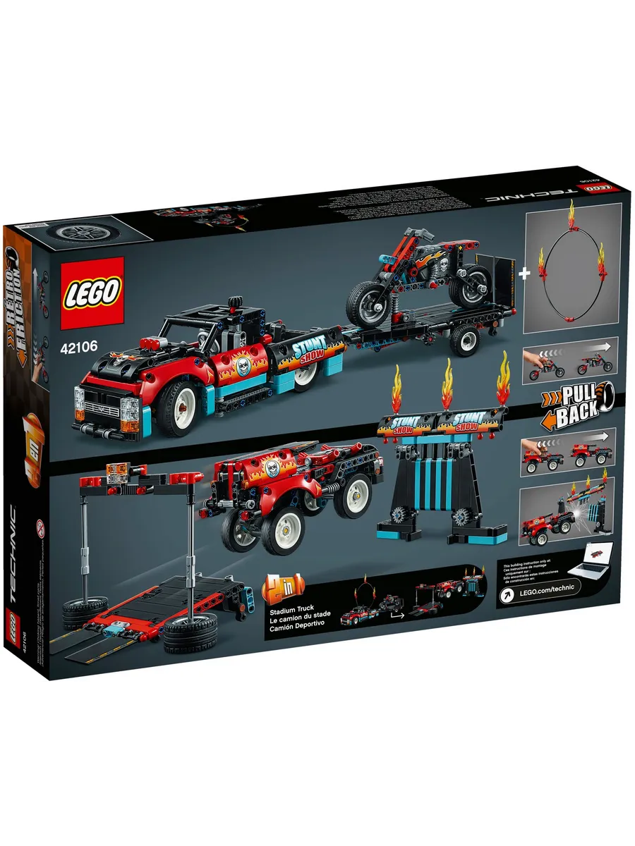 Конструктор LEGO Technic Трюковое Шоу С Грузовиком 610 дет. - фото 2
