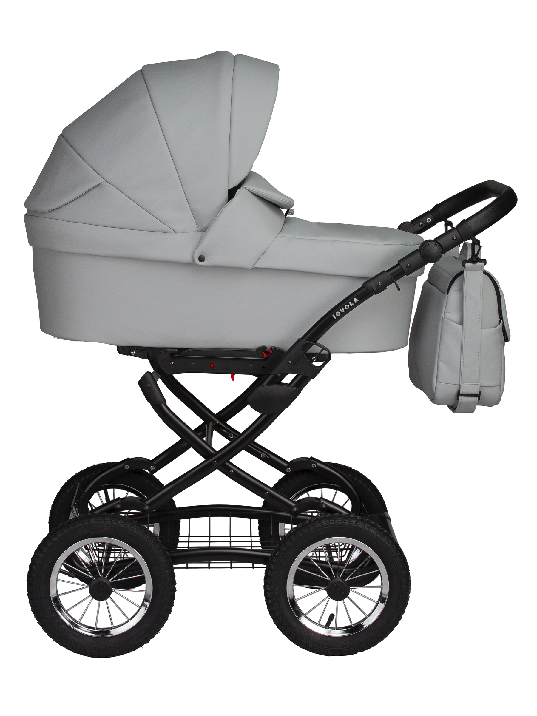 Коляска люлька JOVOLA Tessa Eco Light Classic серый - фото 2