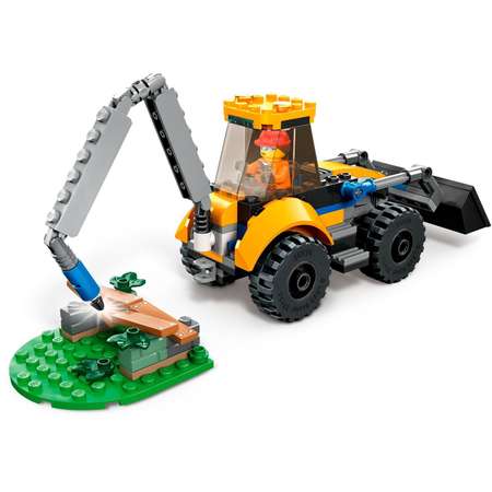 Конструктор LEGO City Строительный экскаватор блочный