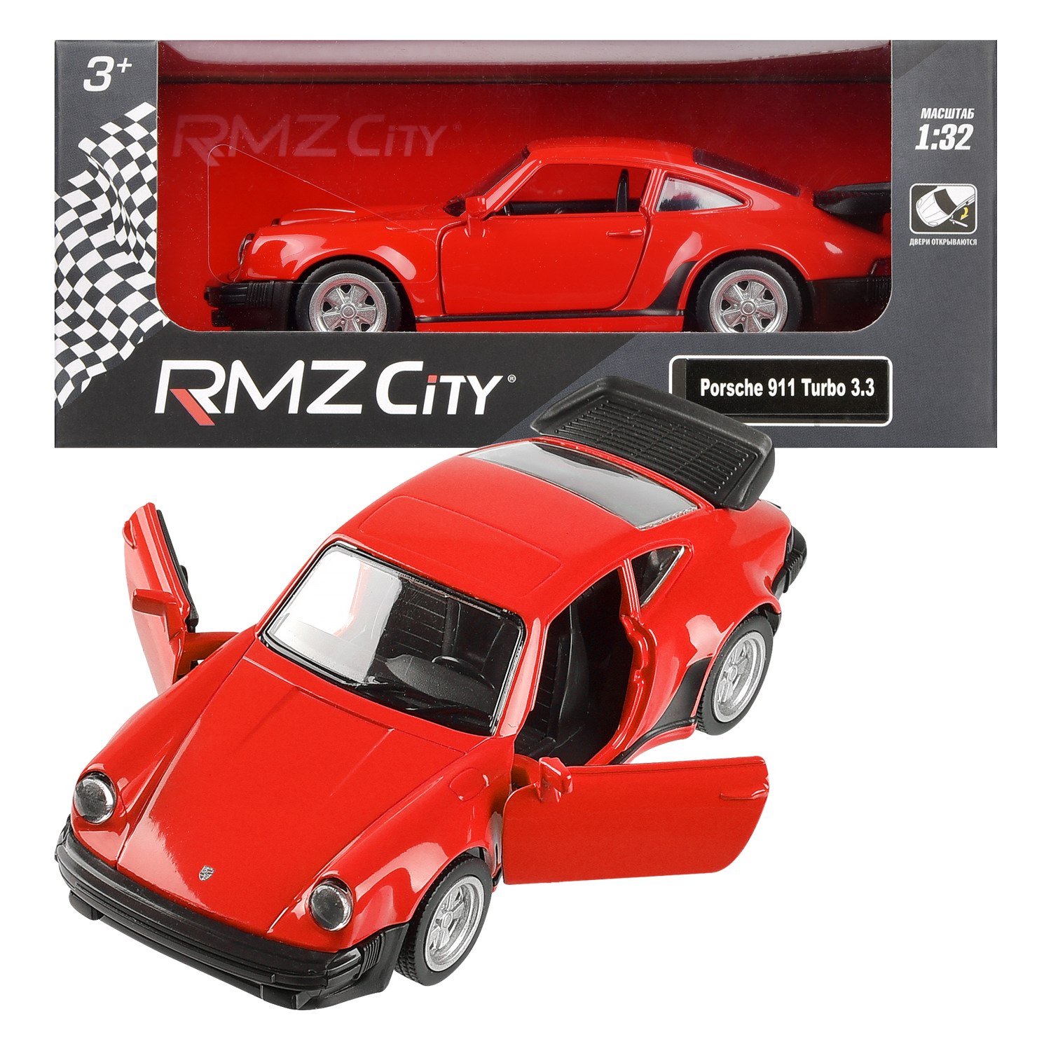 Автомобиль Uni-Fortune Porsche 1:32 554064R - фото 2