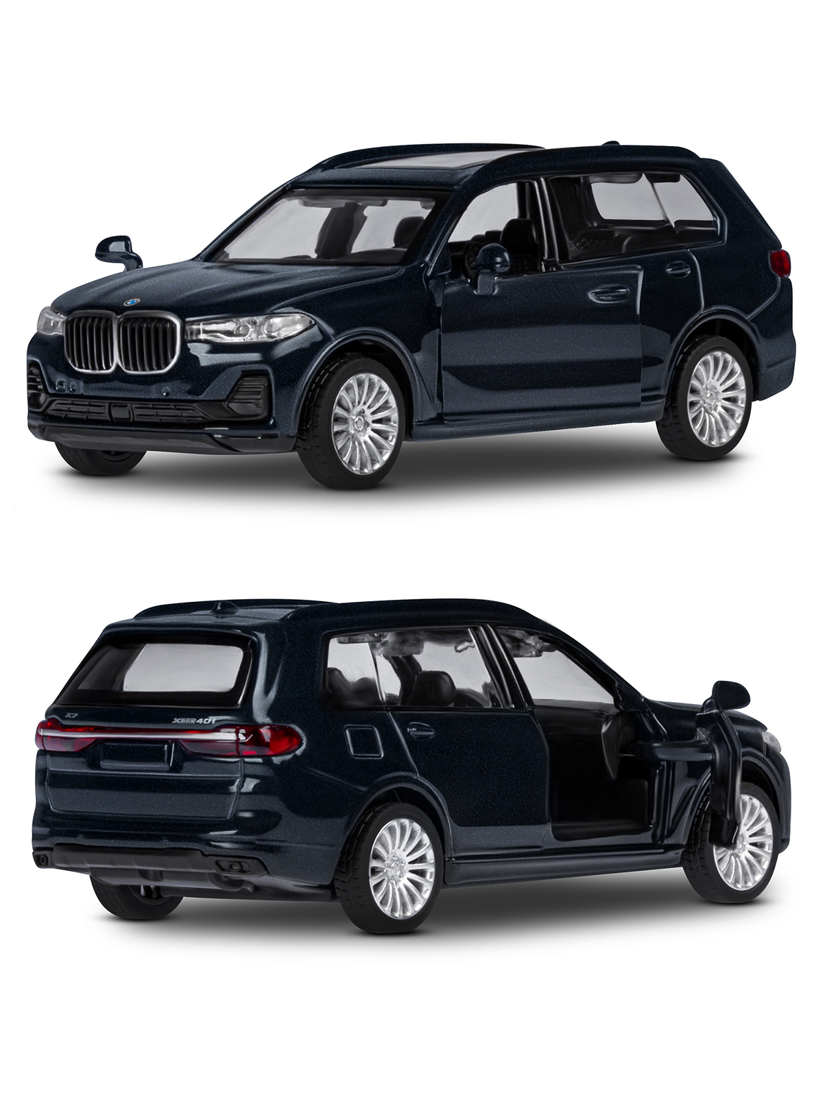 Внедорожник АВТОпанорама BMW X7 1:44 JB1251256 - фото 7