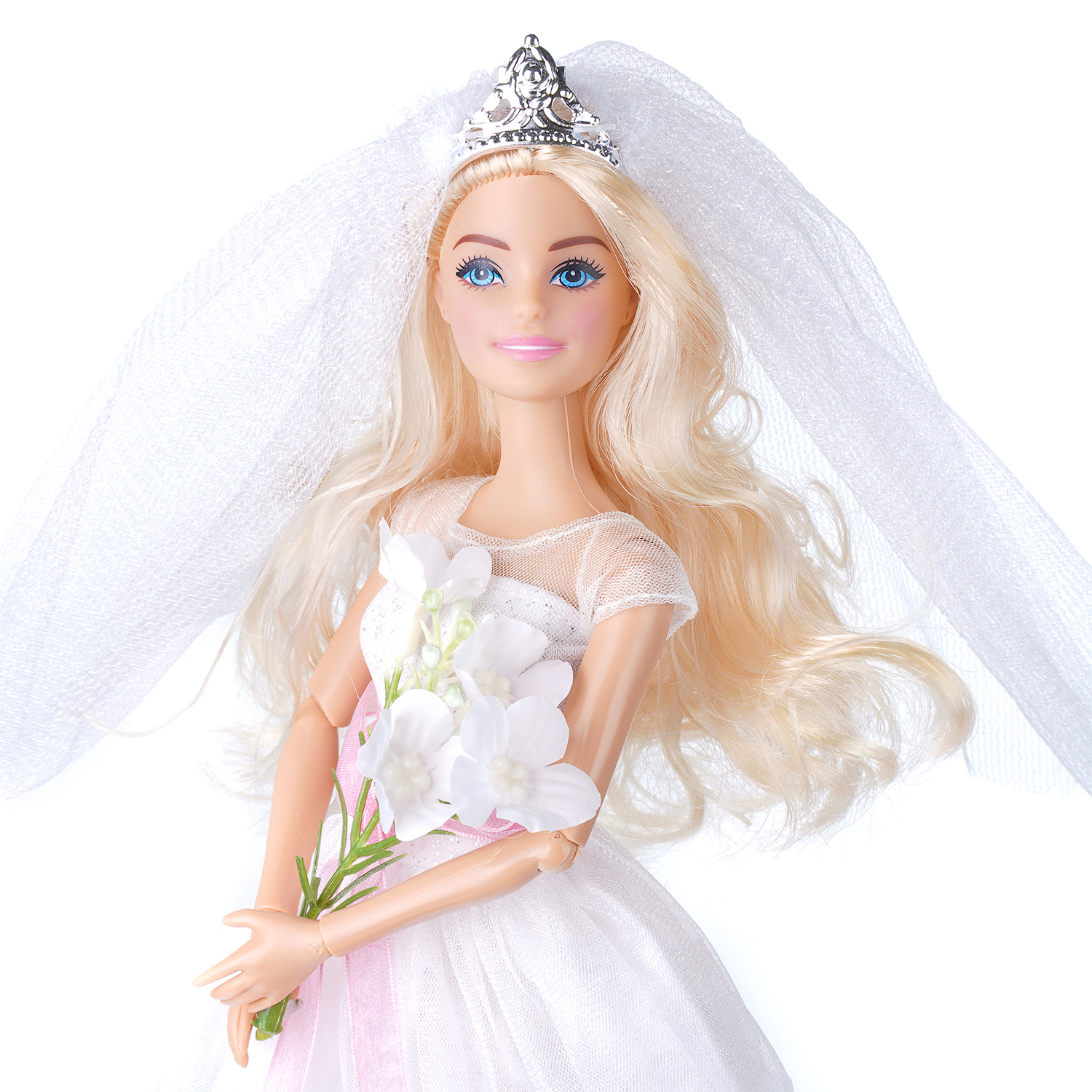 Кукла модельная Карапуз София Невеста высота 29 см 411392 - фото 2