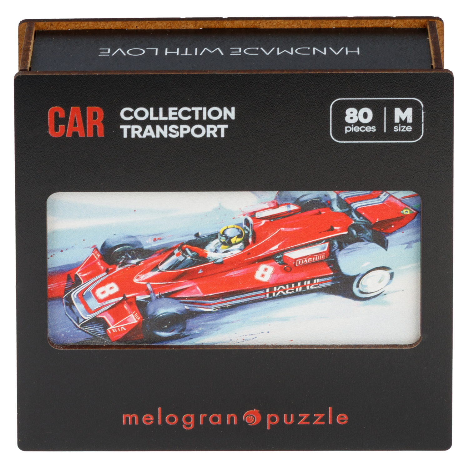 Пазл 1TOY Гоночный автомобиль деревянный - фото 1