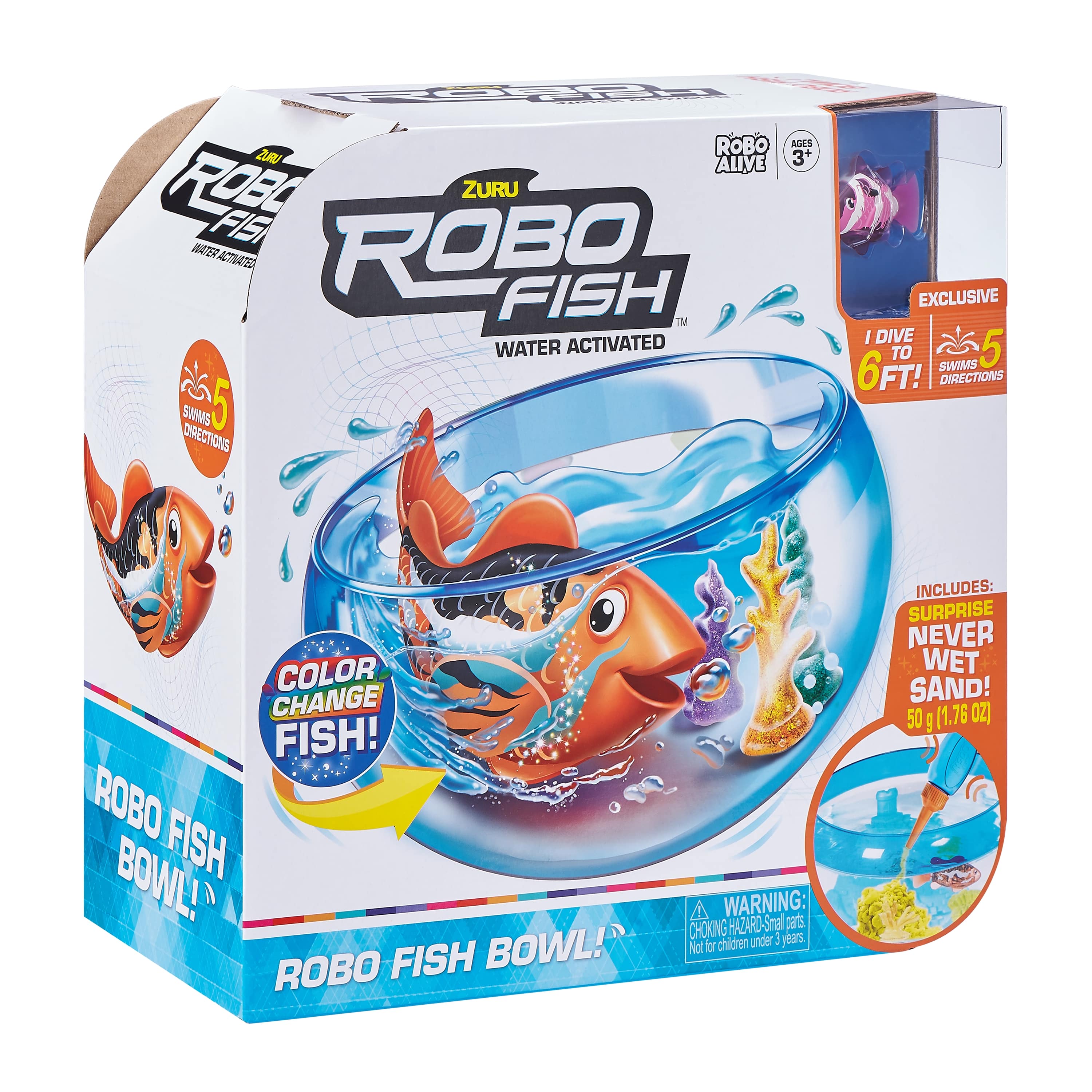Игровой набор Zuru ROBO ALIVE Рыбка с аквариумом - фото 1