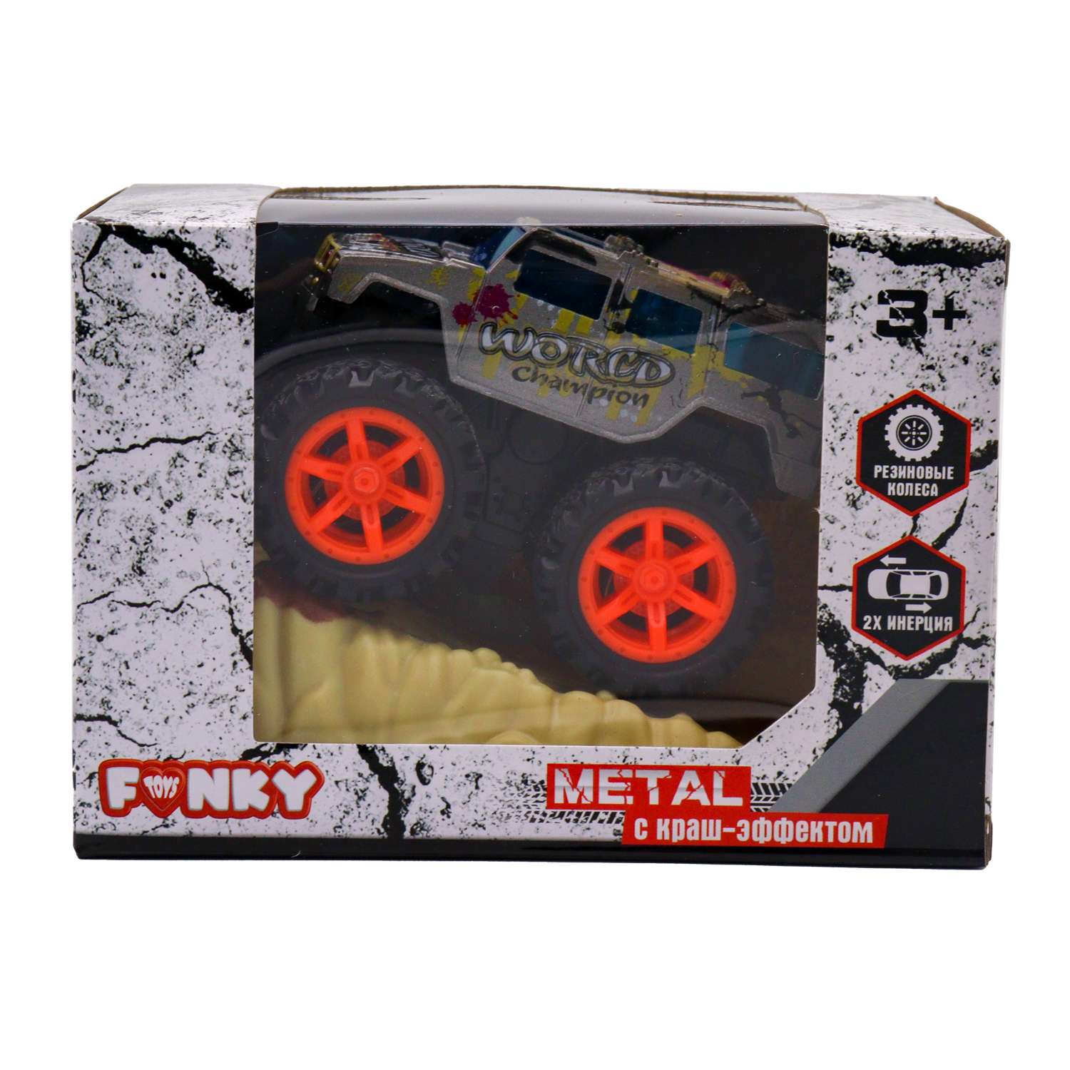 Внедорожник Funky Toys Jeep серый FT8485-8 - фото 3
